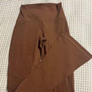 Womens lululemon mini flare yoga pants